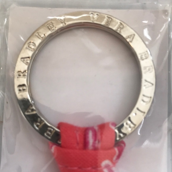 NWT Vera Bradley Fabric Tassel Key Chain FOB Retired Holder Great Gift! - Picture 2 of 9